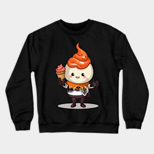 kawaii ice cream cone junk food T-Shirt cute  funny Crewneck Sweatshirt